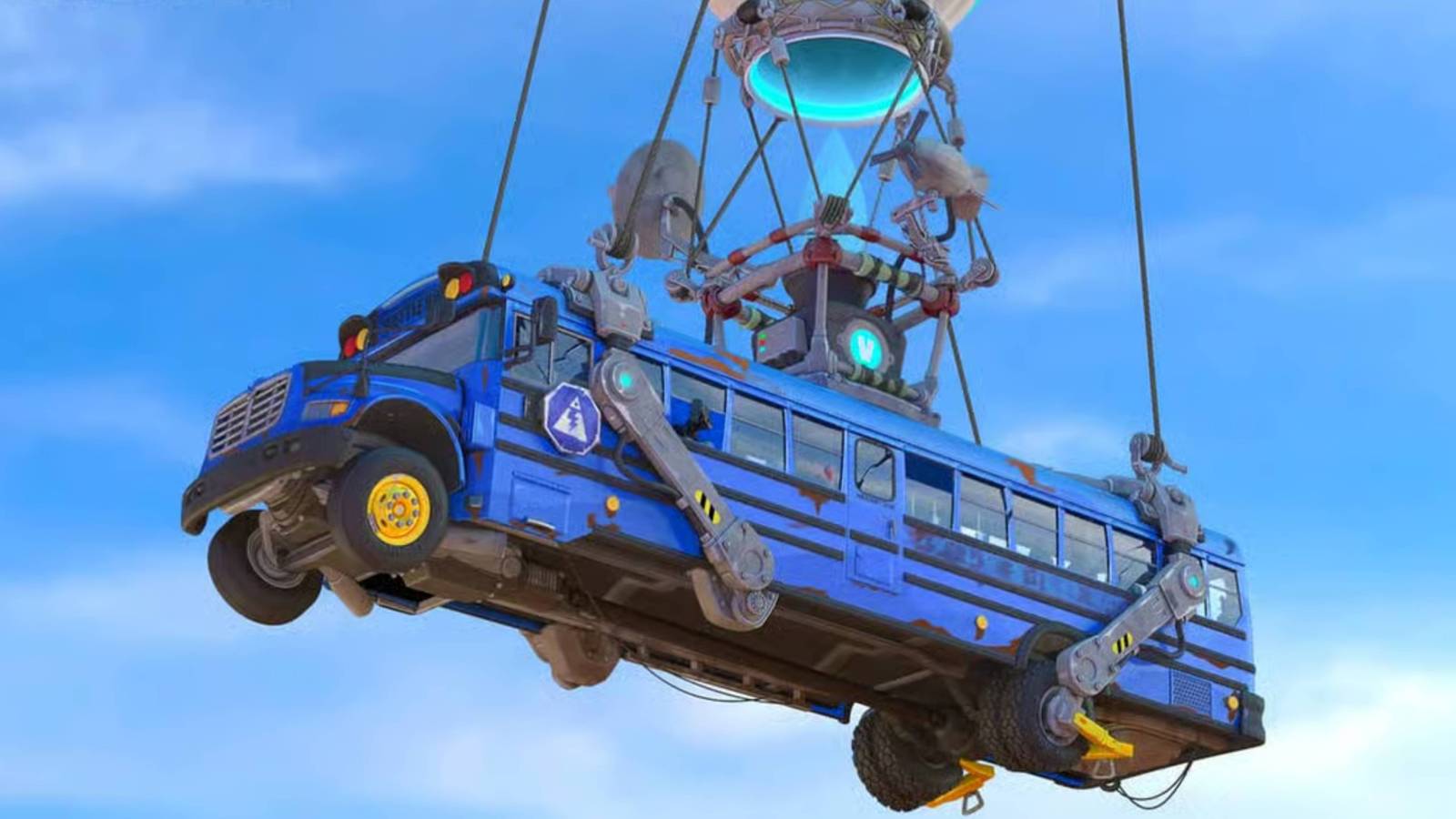 Fortnite-Spieler steuern den Battle Bus in Saison 2
