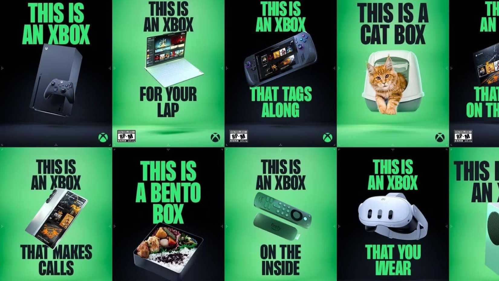 This is an Xbox advertising campaign.
