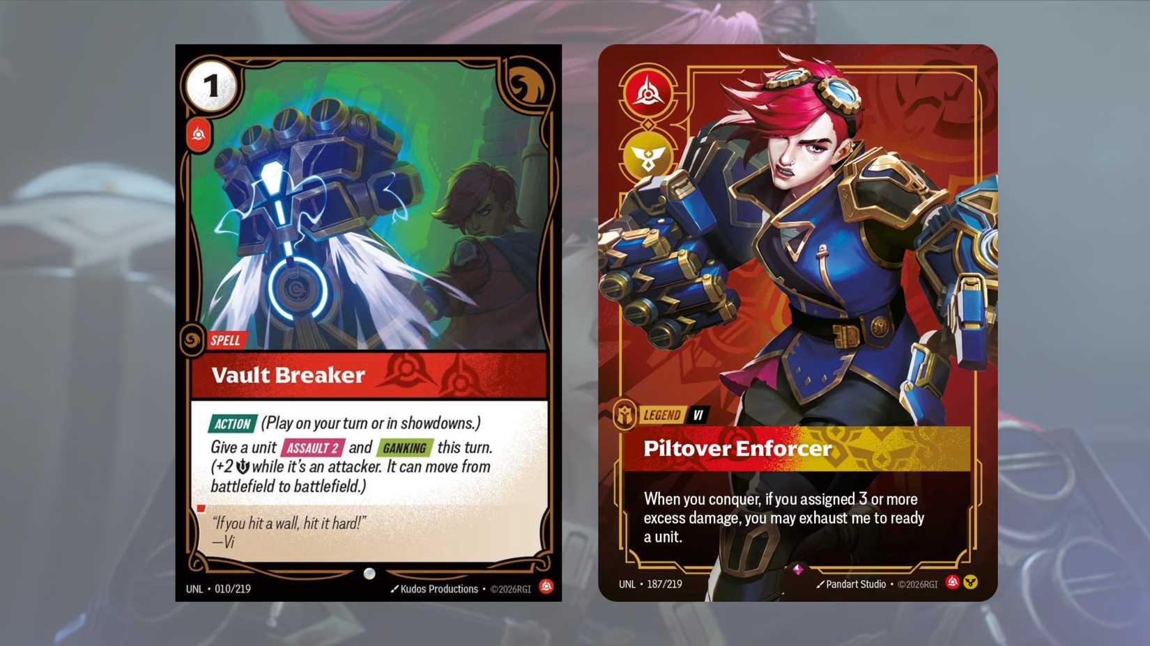 Vi Vault Breaker Legend Side By Side Riftbound Unleashed-1