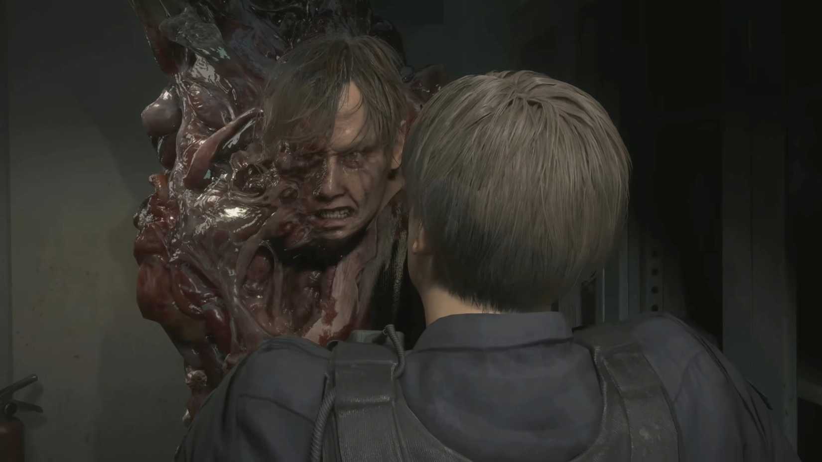 William Birkin in his G1 form in Resident Evil 2 Remake.