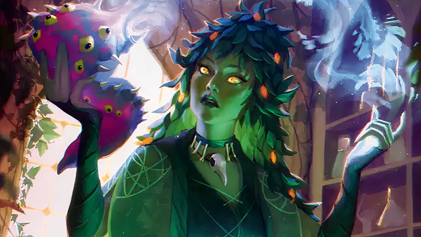 Complete artwork of Dina from Secrets of Strixhaven.