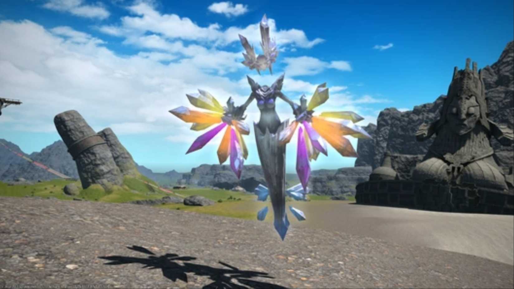 A Forlorn Maiden enemy appearance during the FATE event in Final Fantasy 14.