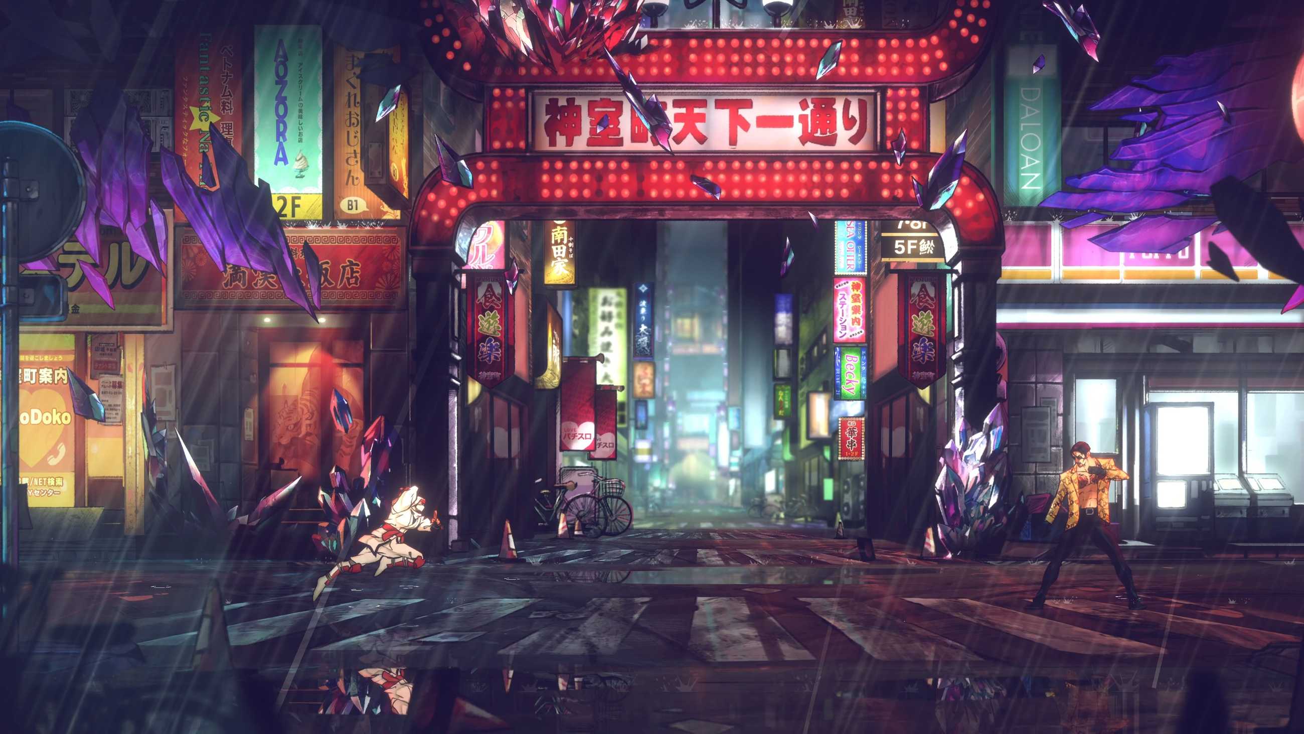 Joe Mushashi versus Goro Majima in Shinobi: Art of Vengeance's Sega Villains DLC.