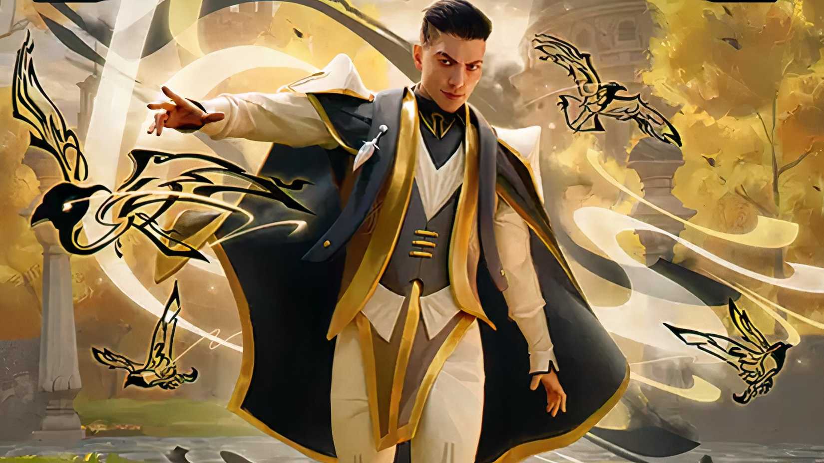 Complete artwork of Killian from MTG Mystery of Strixhaven.