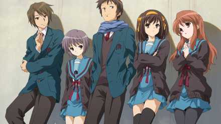 The Disappearance of Haruhi Suzumiya Key Art