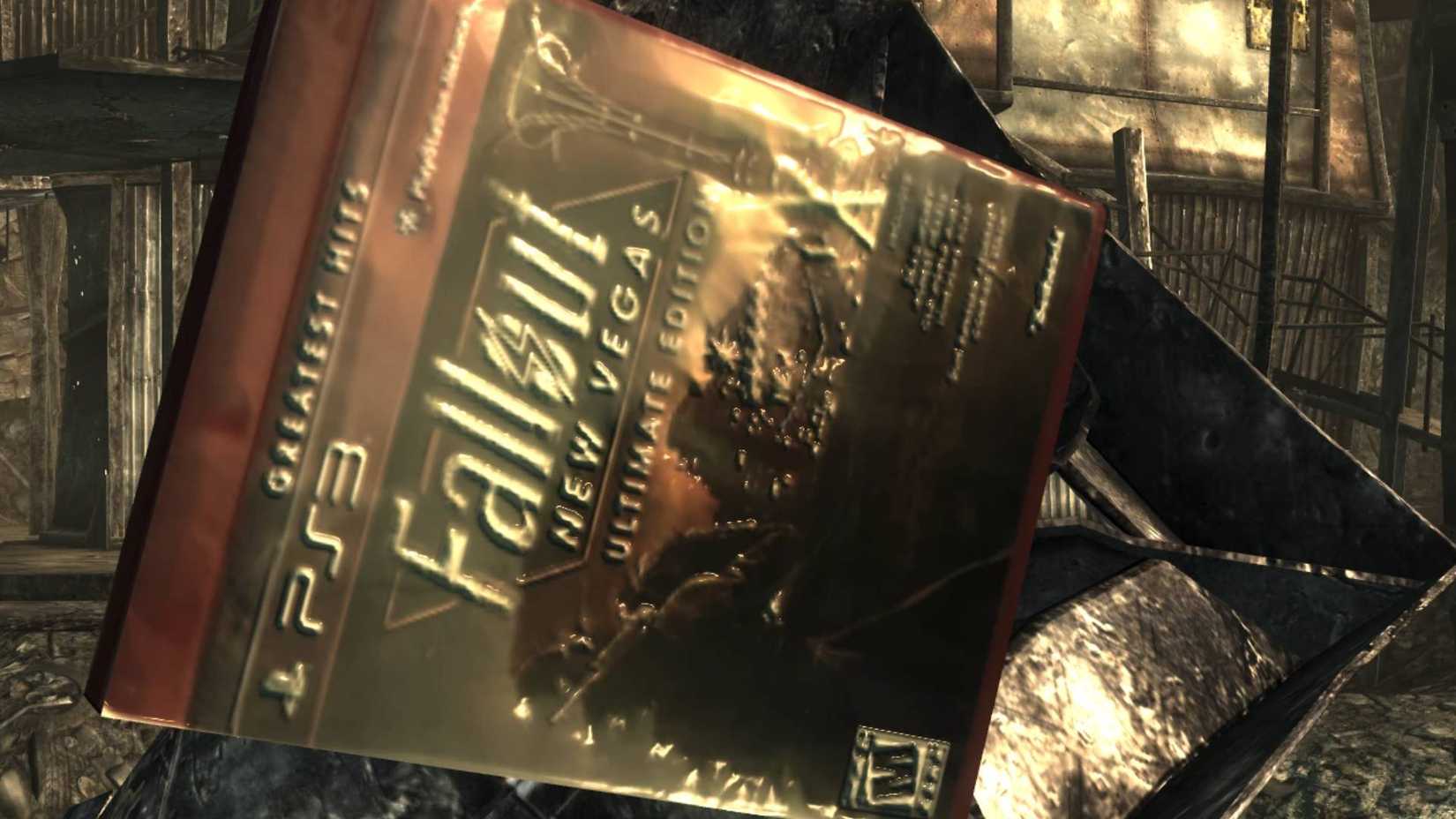 Fallout New Vegas Ultimate Edition case.