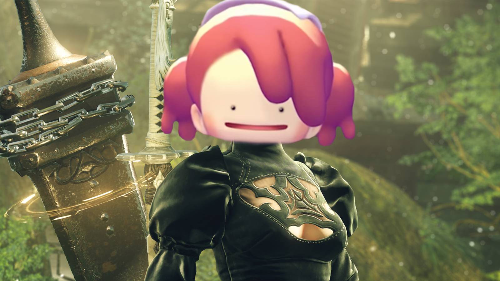 Pokopia-Spieler baut die Kopierte Stadt aus Nier: Automata nach