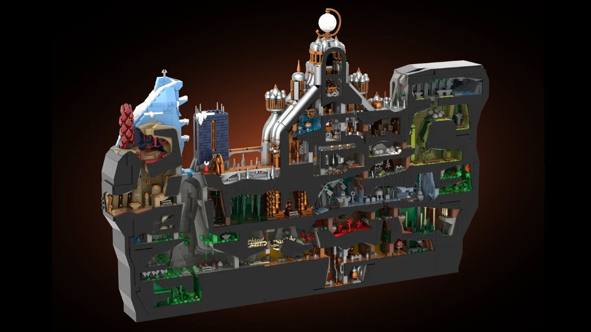 Reino de Pharloom de Hollow Knight: Silksong em potencial set Lego.