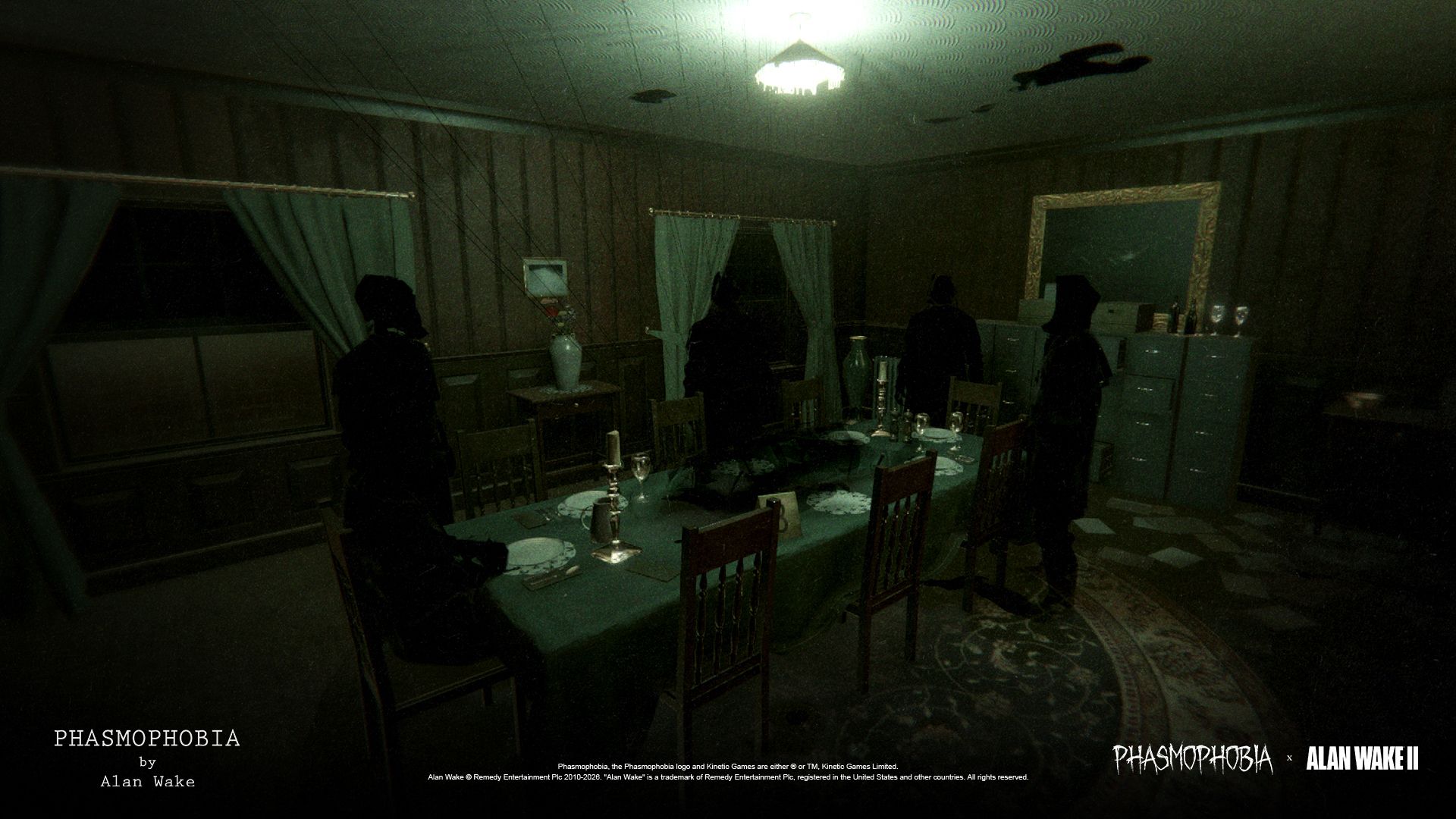 Crossover entre Phasmophobia e Alan Wake 2