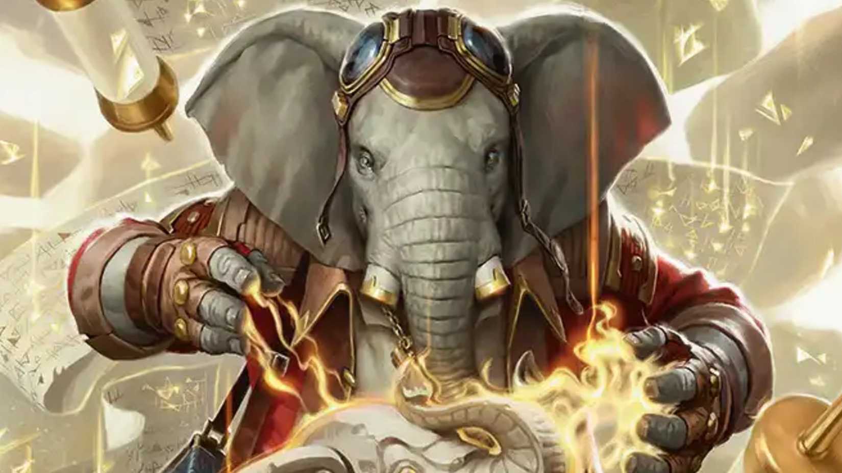 Quintorius full artwork from MTG Secrets of Strixhaven.