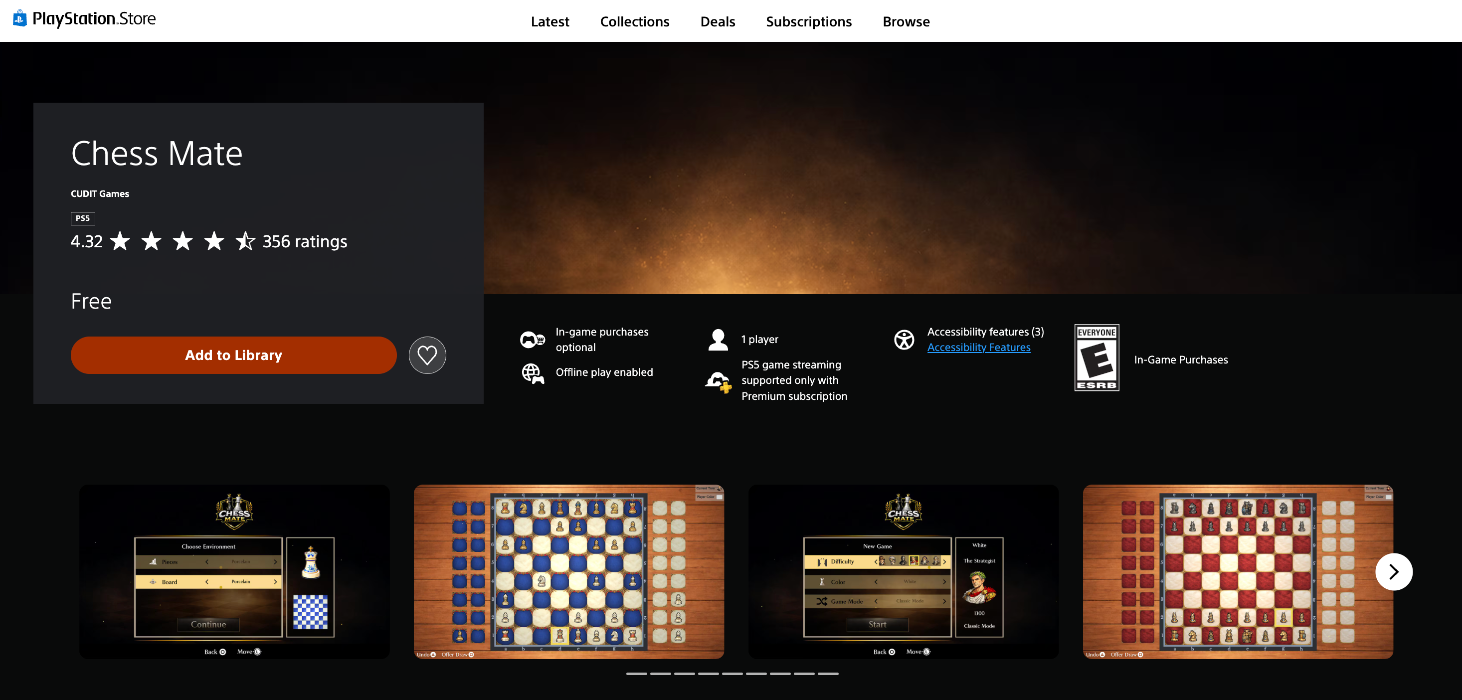 Chess Mate no PlayStation 5