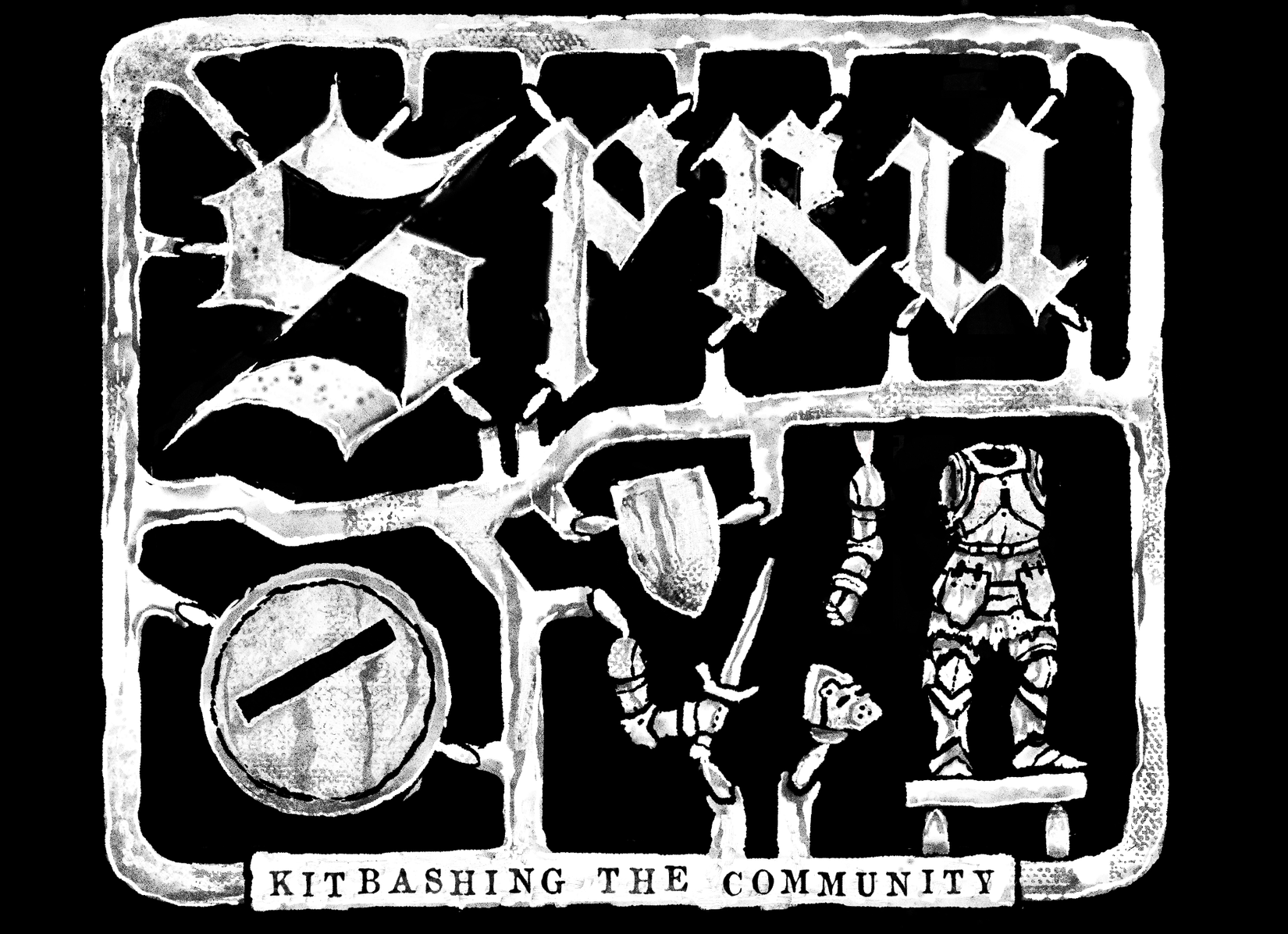 Spru Tabletop Event Logo. 