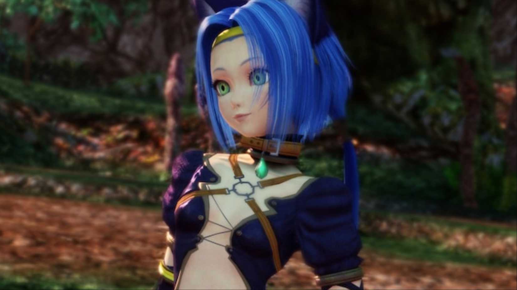 Meracle Chamlotte stands in an abandoned lot in Star Ocean: The Last Hope.