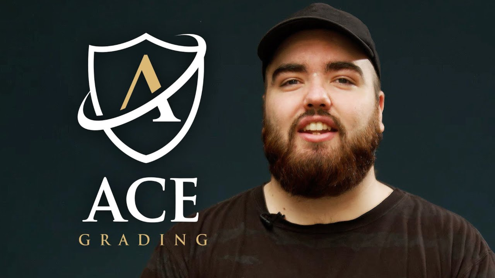 Ace Grading co-founder Randy next to the company logo.