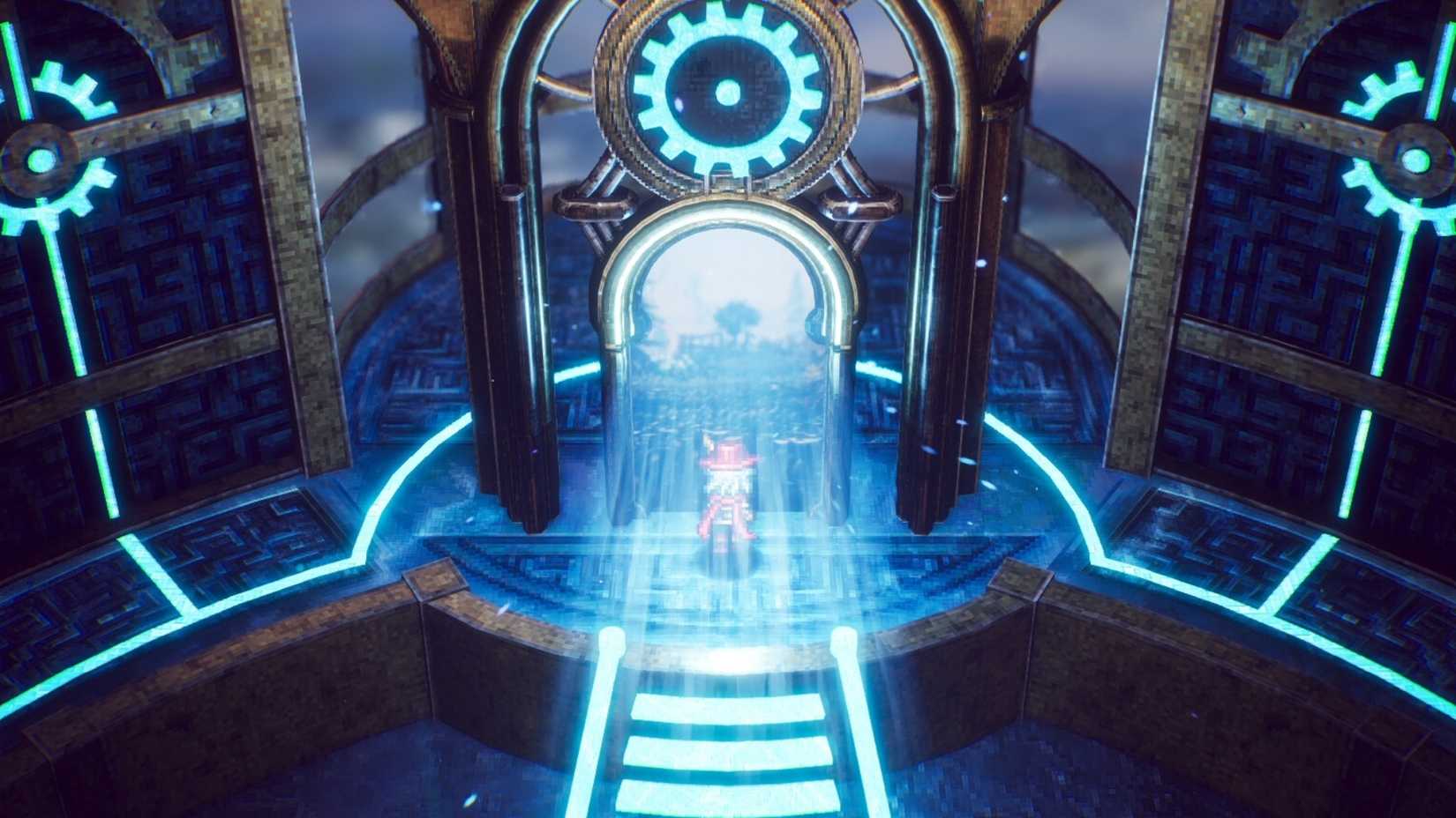 A character on a portal in The Adventures of Elliot The Millennium Tales.