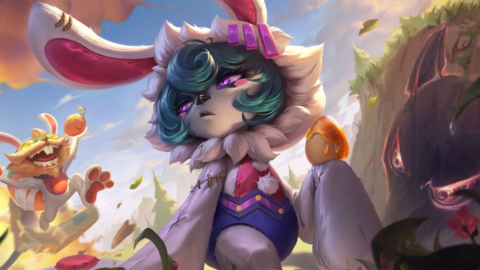 Cottontail Vex Wild Rift Splash Art