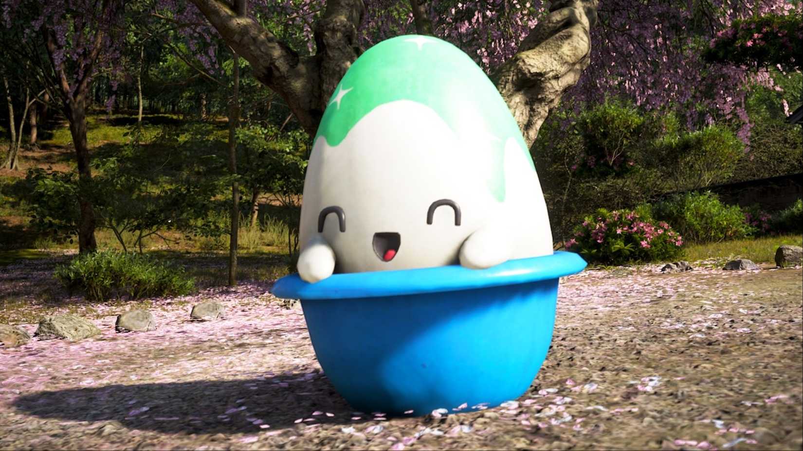 A closer look at the Kakigori Mascot in Forza Horizon 6.