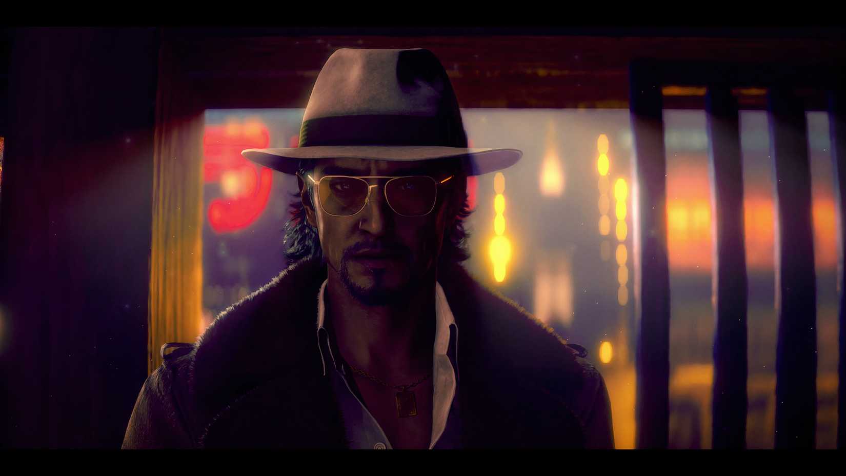 Makoto wears a hat and glasses in Stranger Than Heaven.