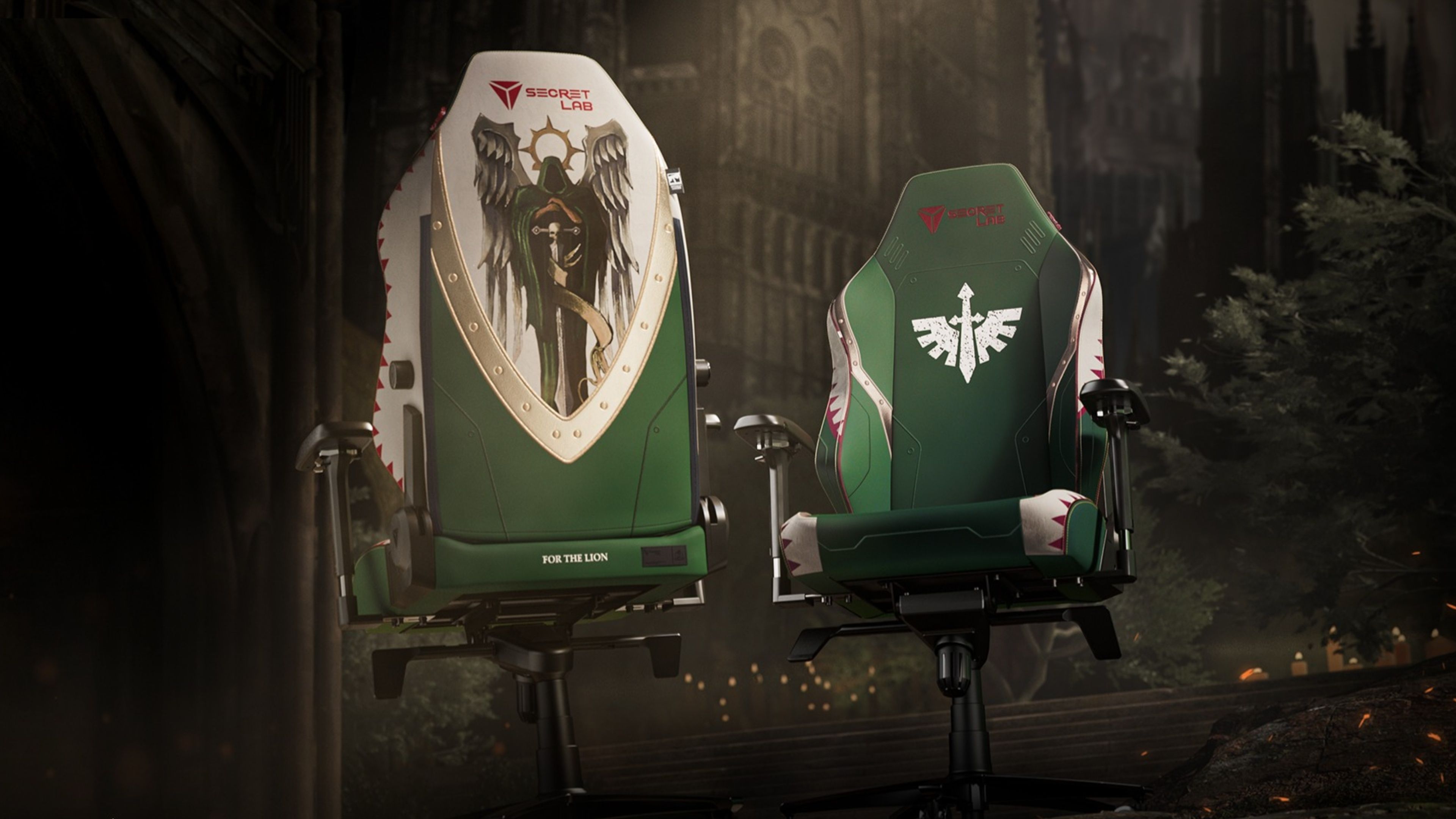 Warhammer 40K Dark Angels Edition Titan Evo Chair Revealed By Secretlab