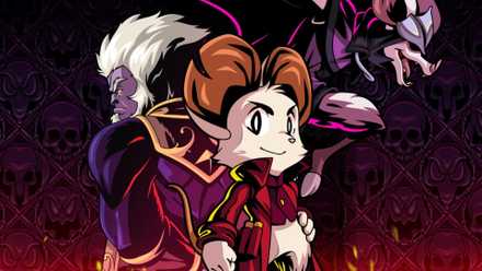 The hollow Mina stands next to the other characters in the game.