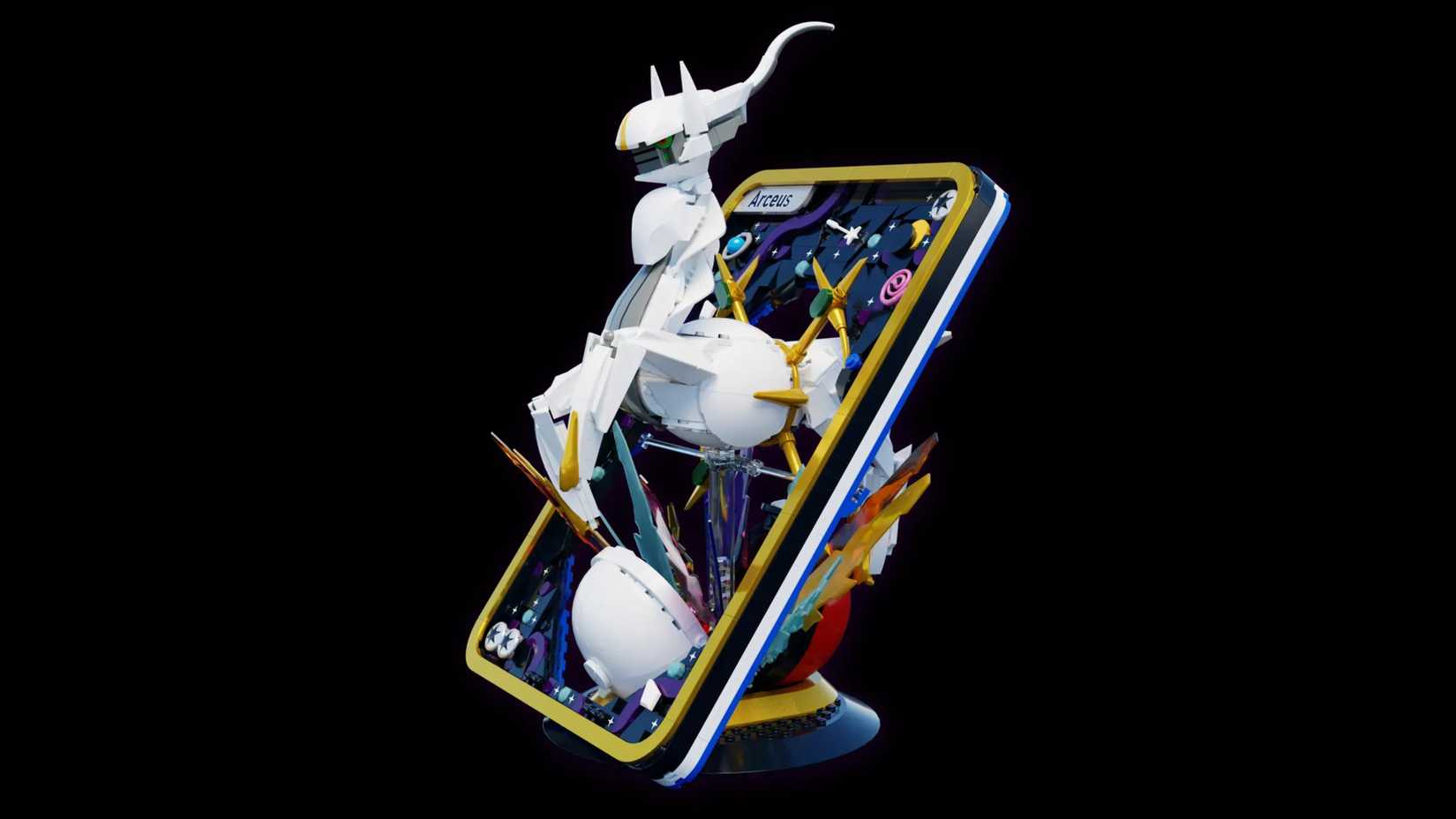 arceus lego pokemon card.
