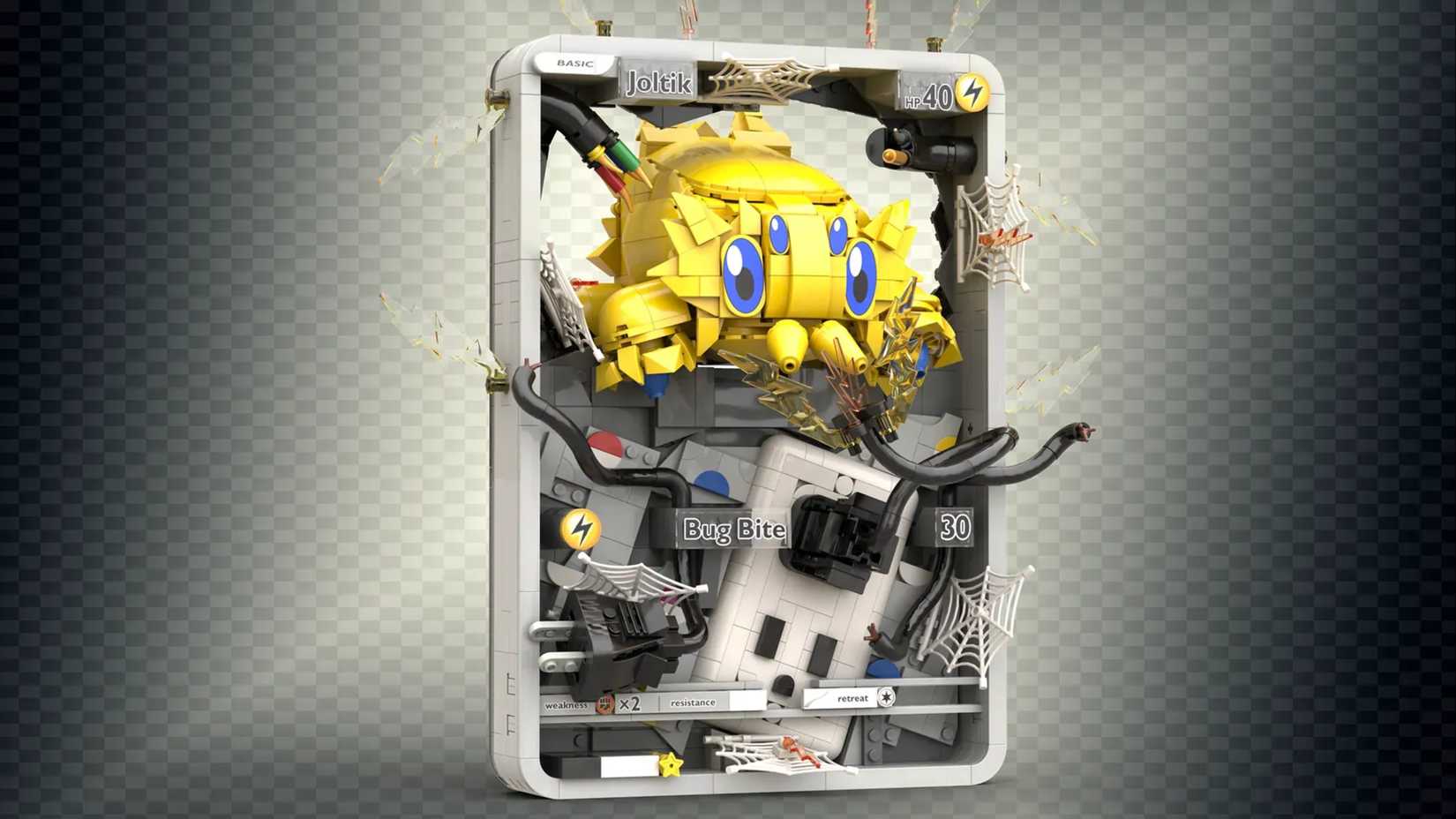 joltik lego pokemon card.