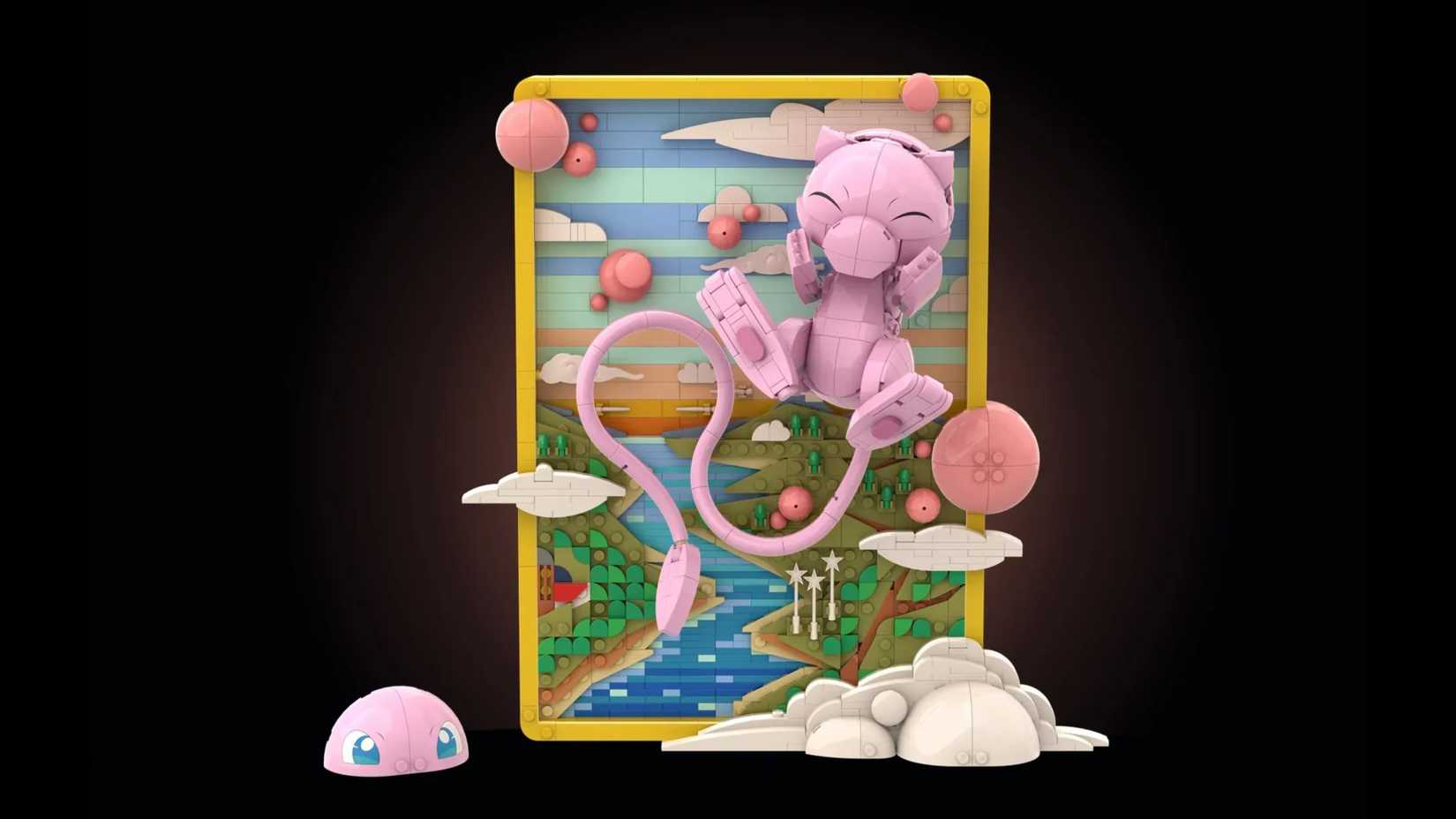 mew lego pokemon card.