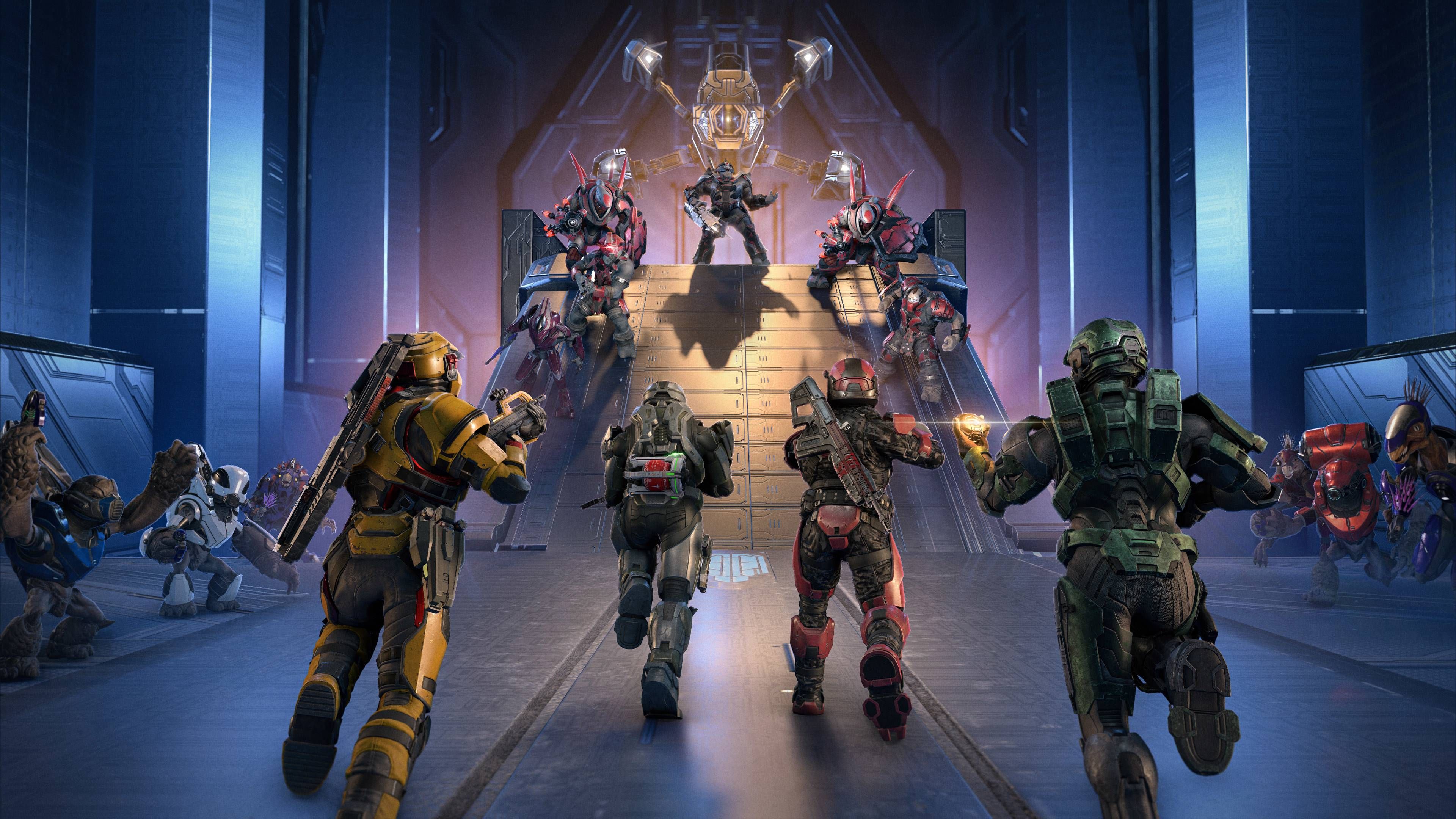 spartans working together in halo infinite.