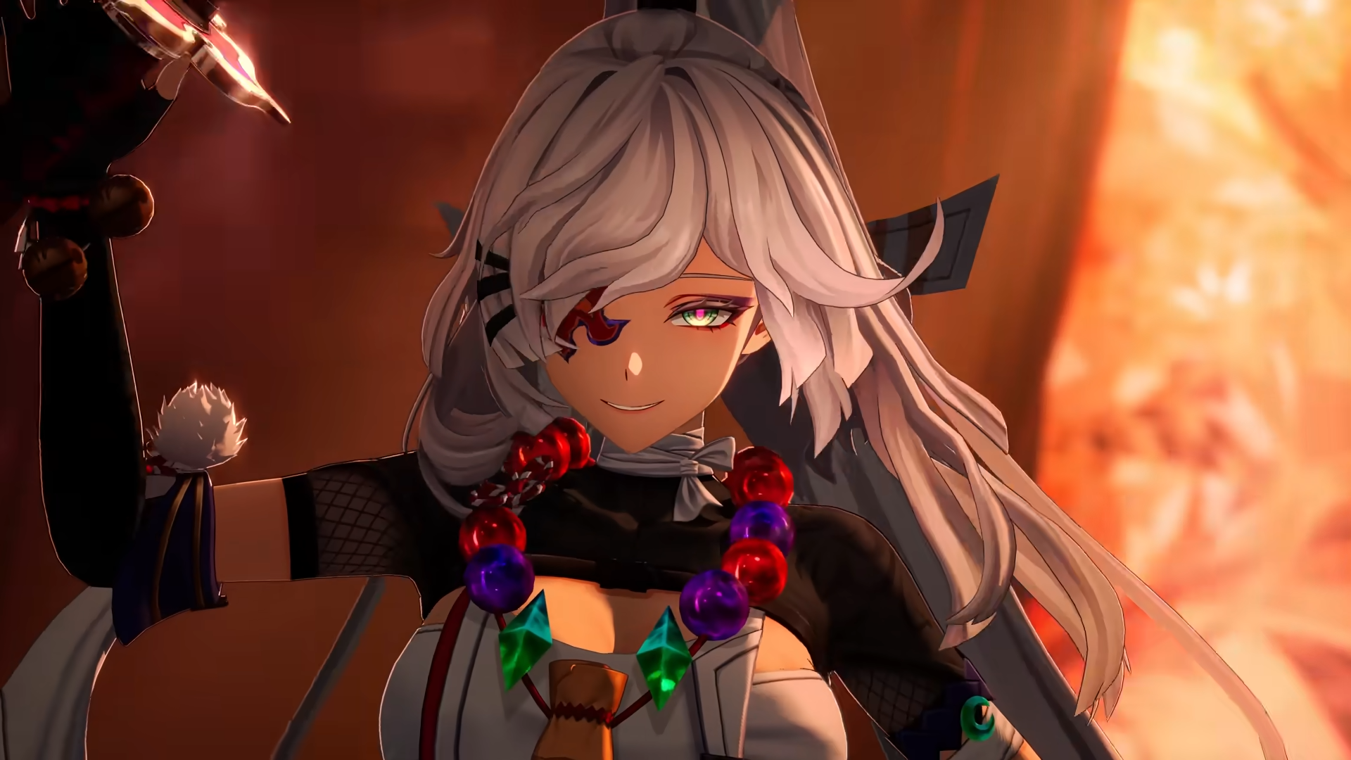 A white-haired character from neverness to everness.