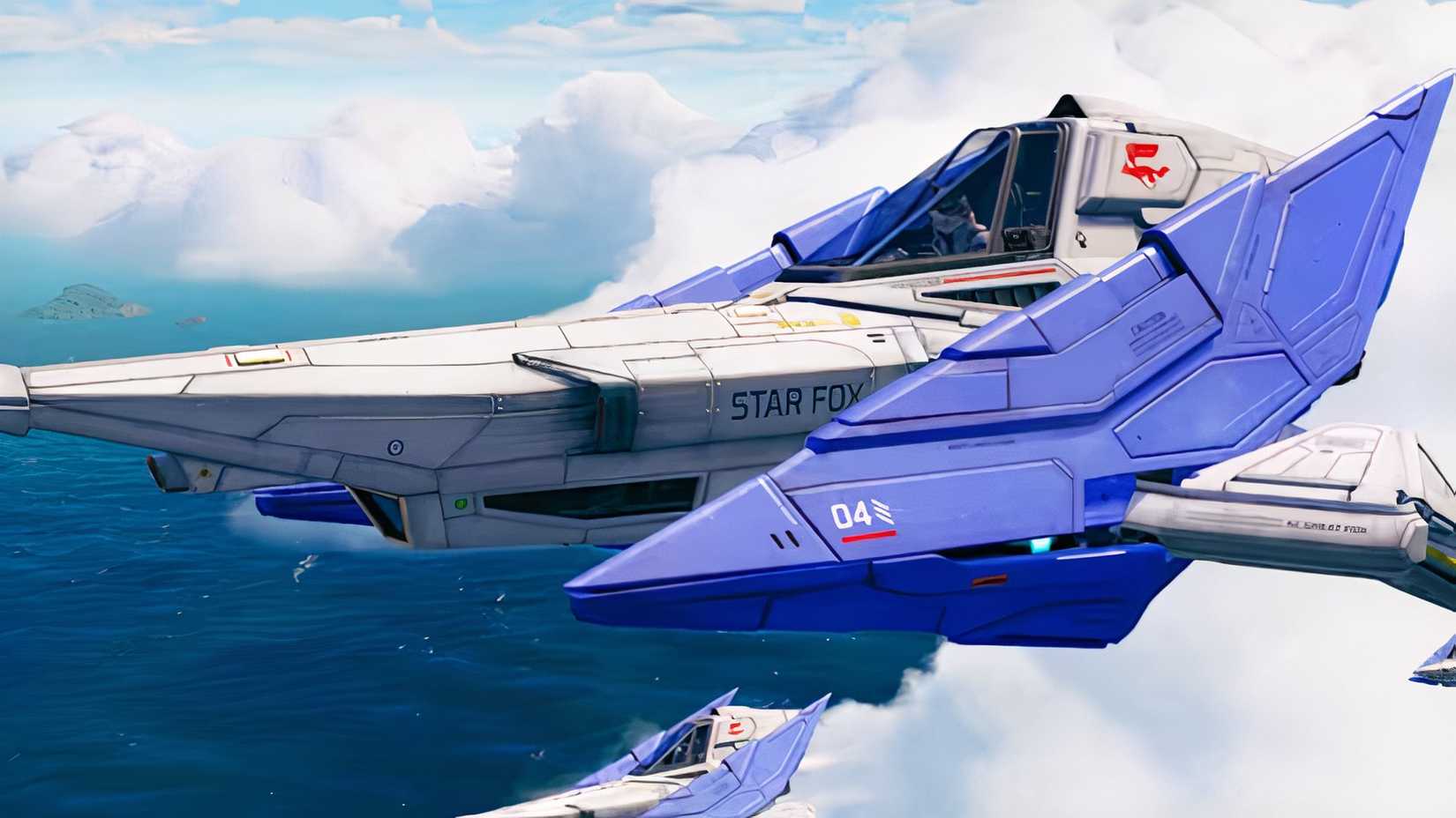 Star Fox Remake Arwing.