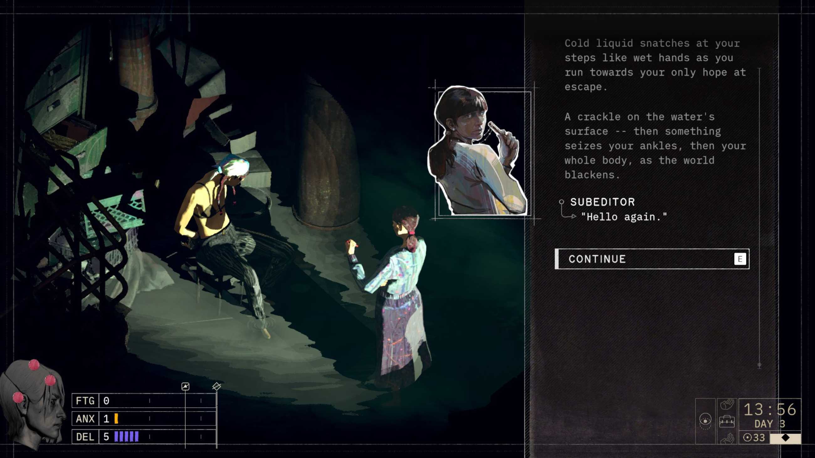 Zero Parade's interrogation dialogue