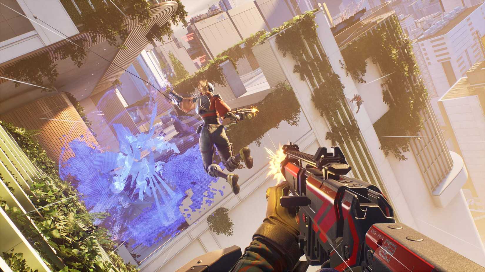 A character using a hook in Empulse.