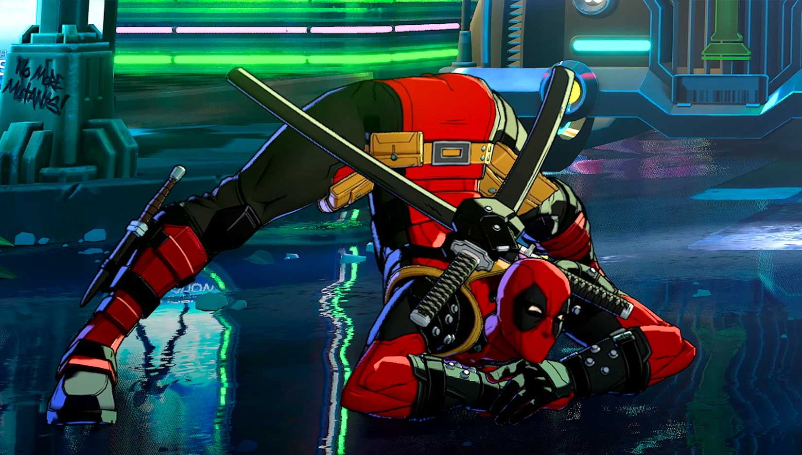 Deadpool from Marvel Token Fighting Souls.