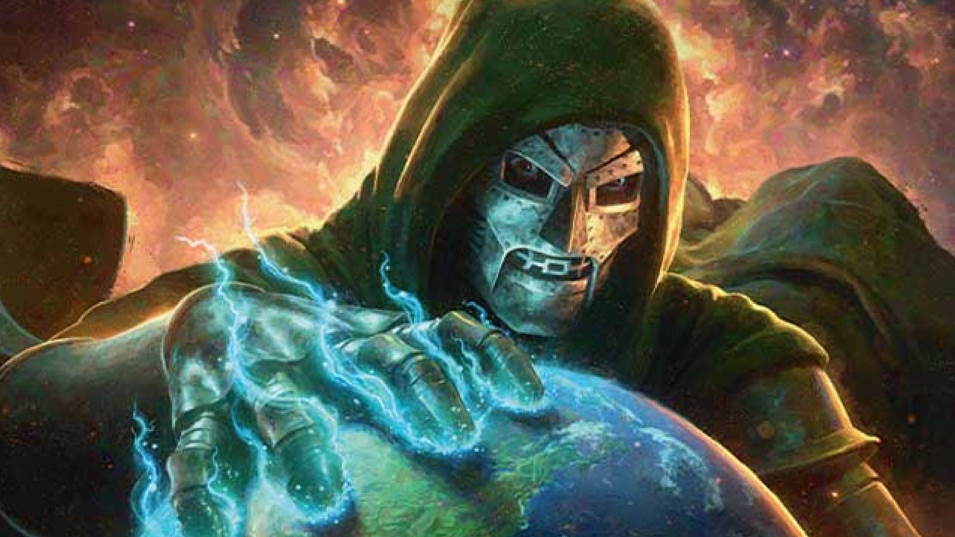Doom Reigns Supreme MTG card artwork.