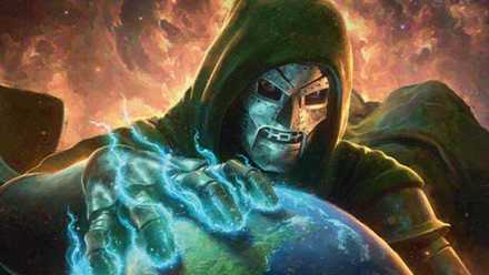Doom Reigns Supreme MTG card artwork.