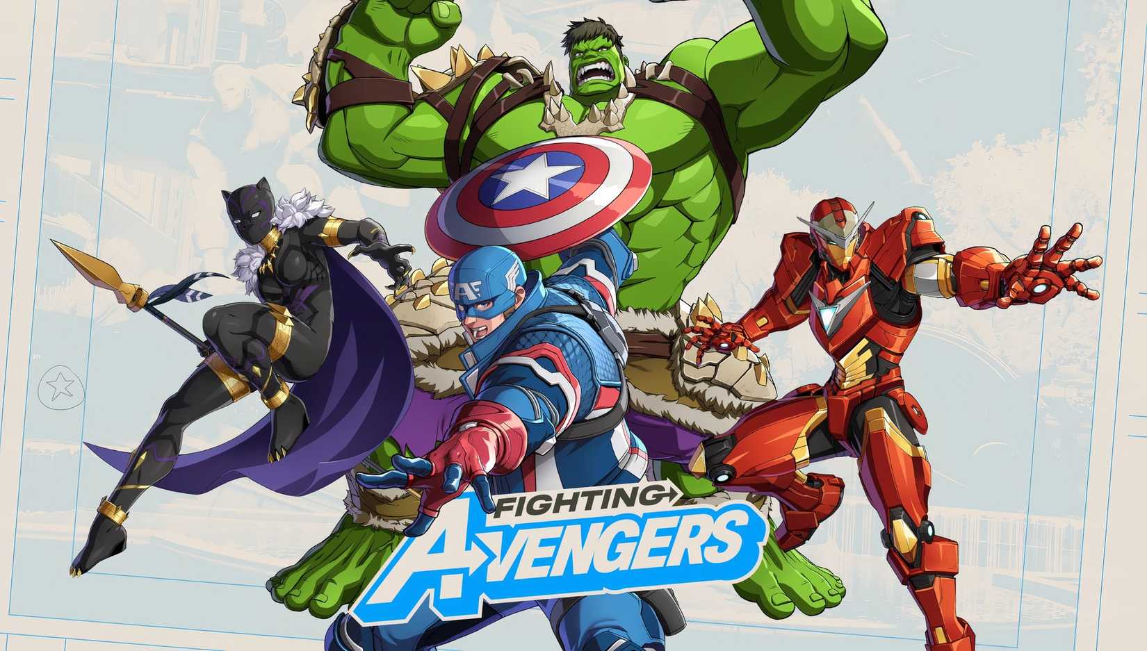 Fighting with the Avengers in Marvel Tokon Fighting Souls.