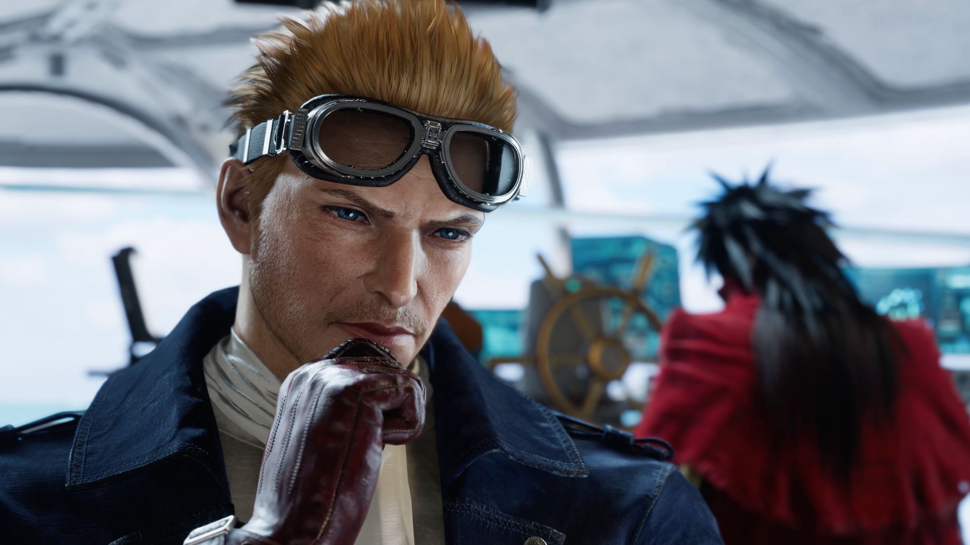 Cid pense dans Final Fantasy 7 Revelation.