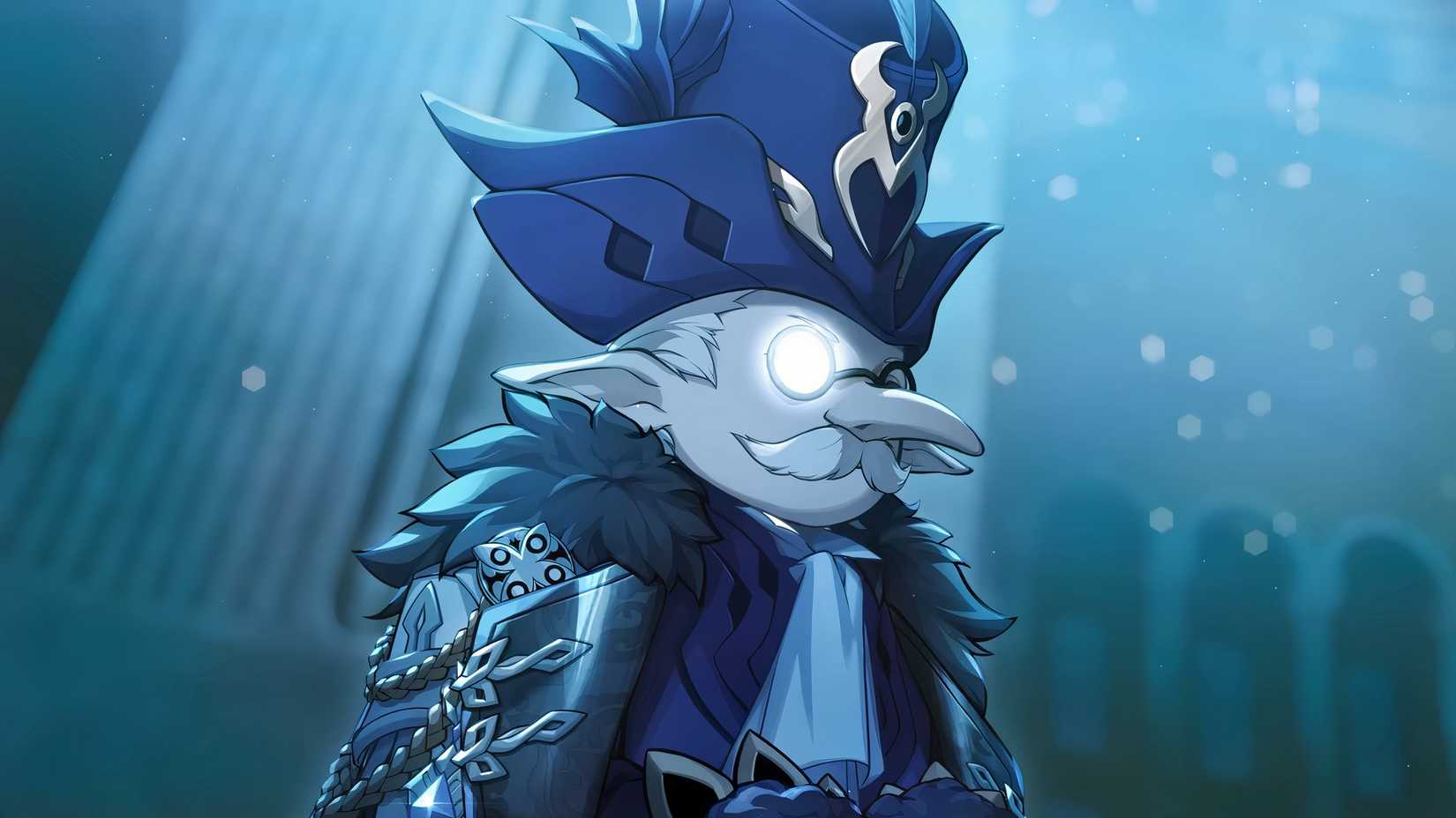 Genshin Effect Pulcinella Cool Pose.