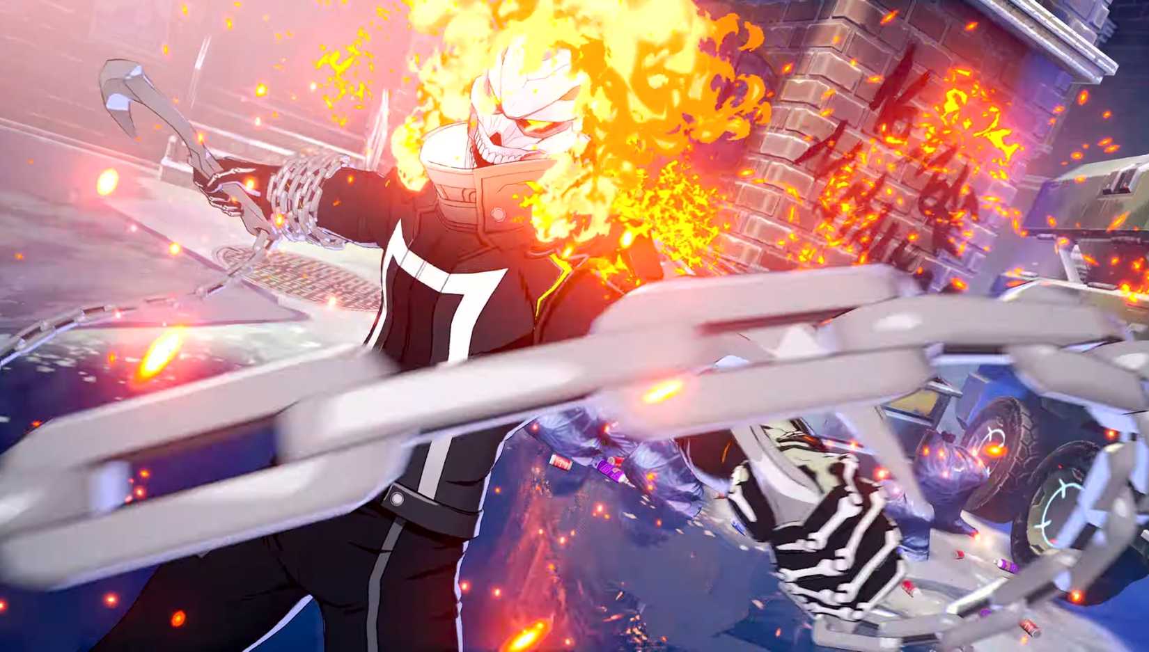 Ghost Rider from Marvel Tokon Fighting Souls.
