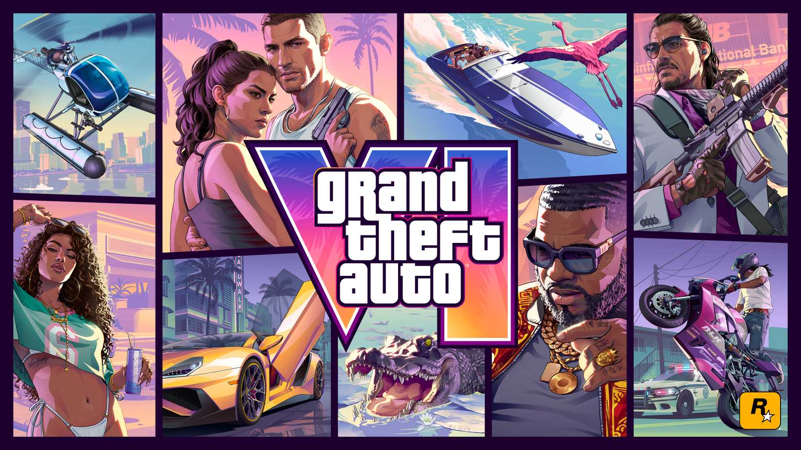 This is the official cover art for Grand Theft Auto 6.