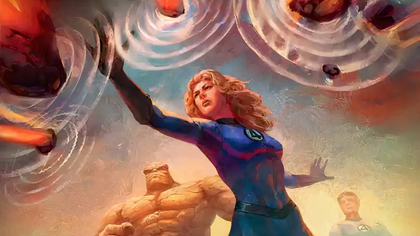 Invisible Woman Force Field MTG.