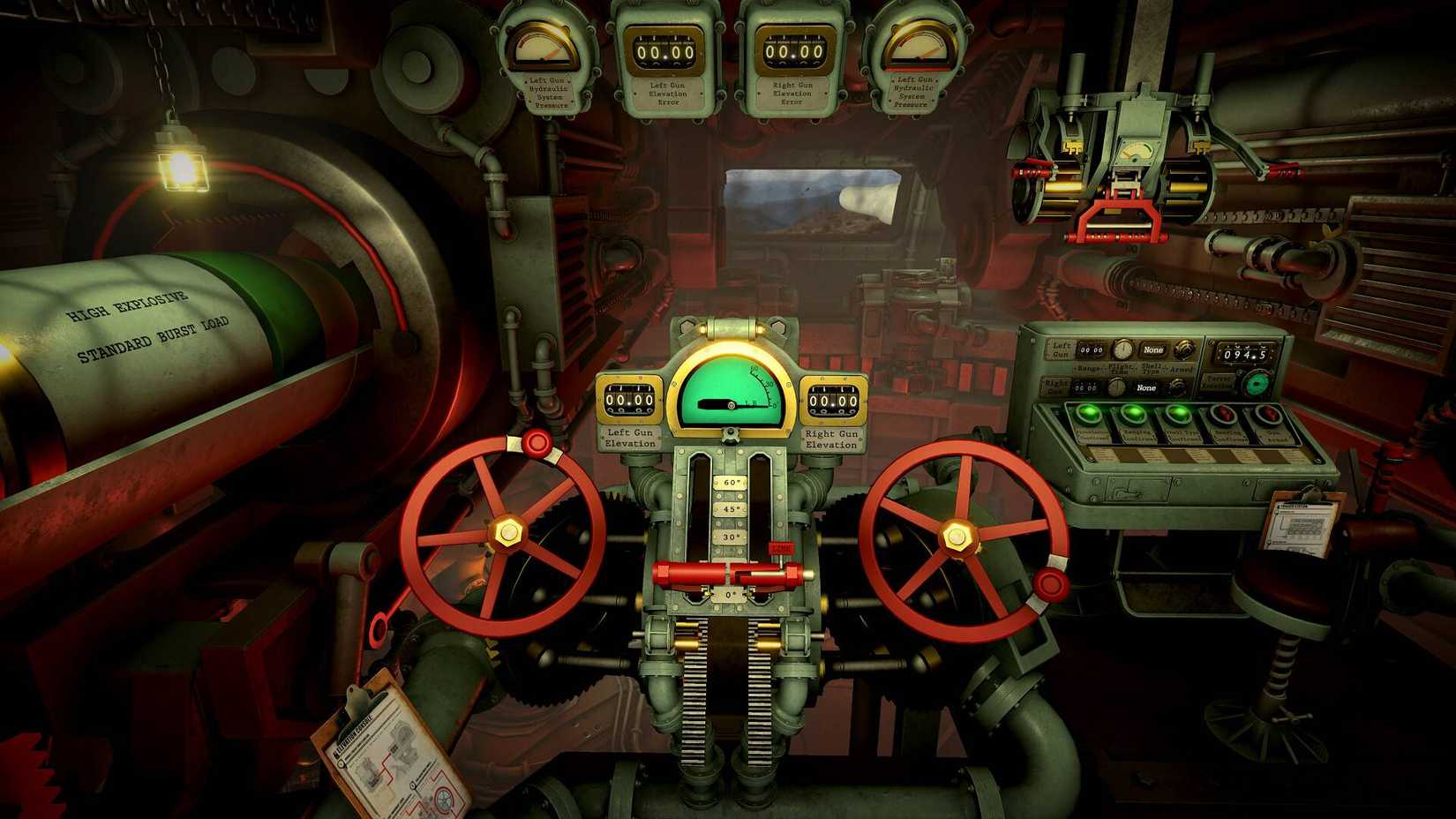 Iron Nest Heavy Turret Simulator inside the turret.