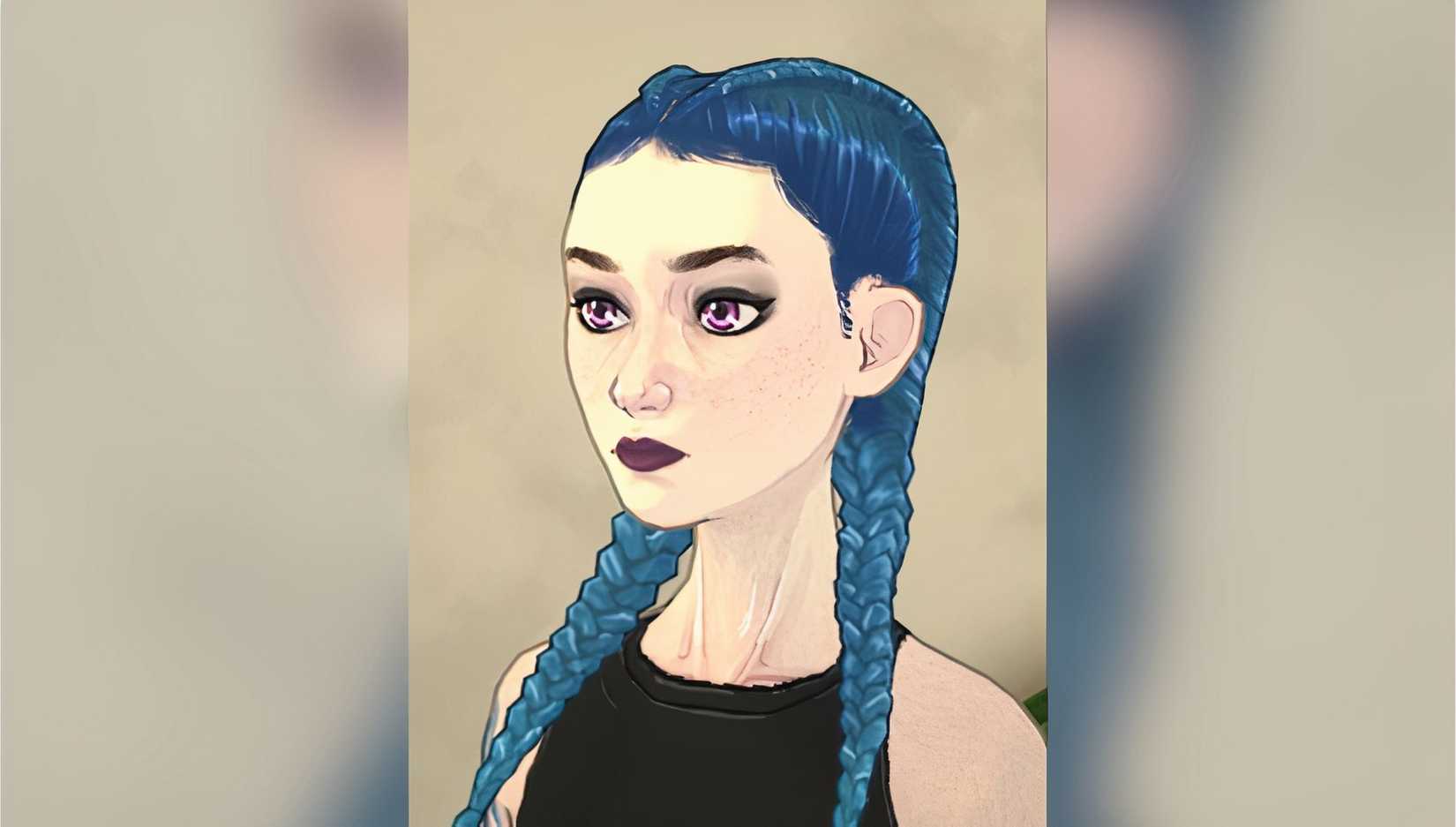 Jinx design in Paralives