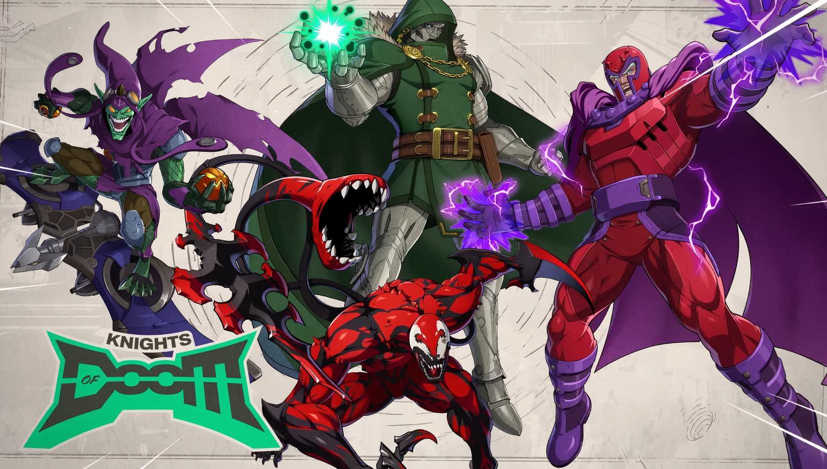 Knights of Doom from Marvel Tokon Fighting Souls.