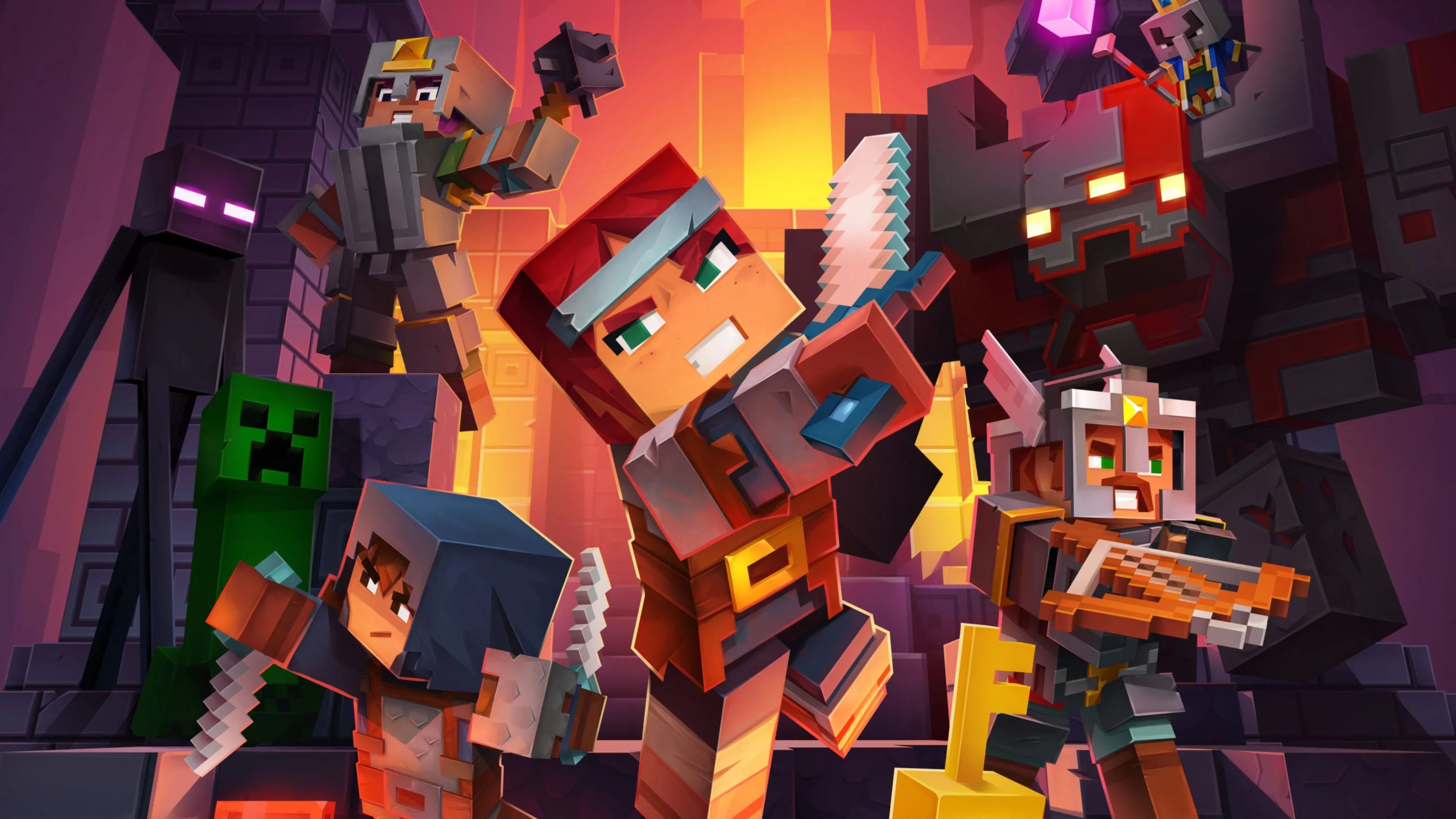 Minecraft Dungeons Breaks Record Player Count On Steam Six Times In Six Days