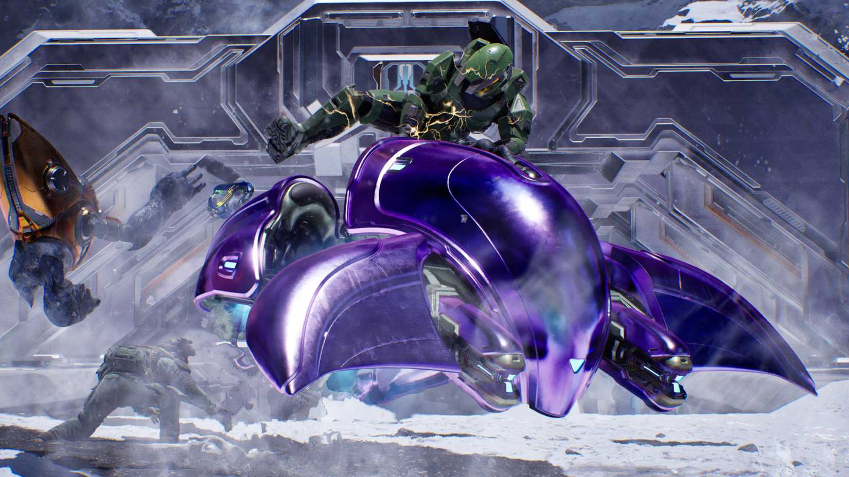 master boss kicks a grunt of a banshee in the halo campaign developed.