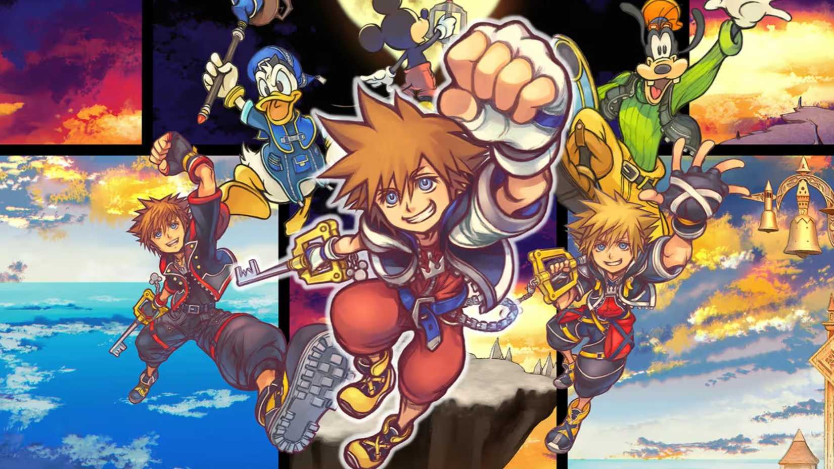 kingdom hearts 1-3 collection cover art.