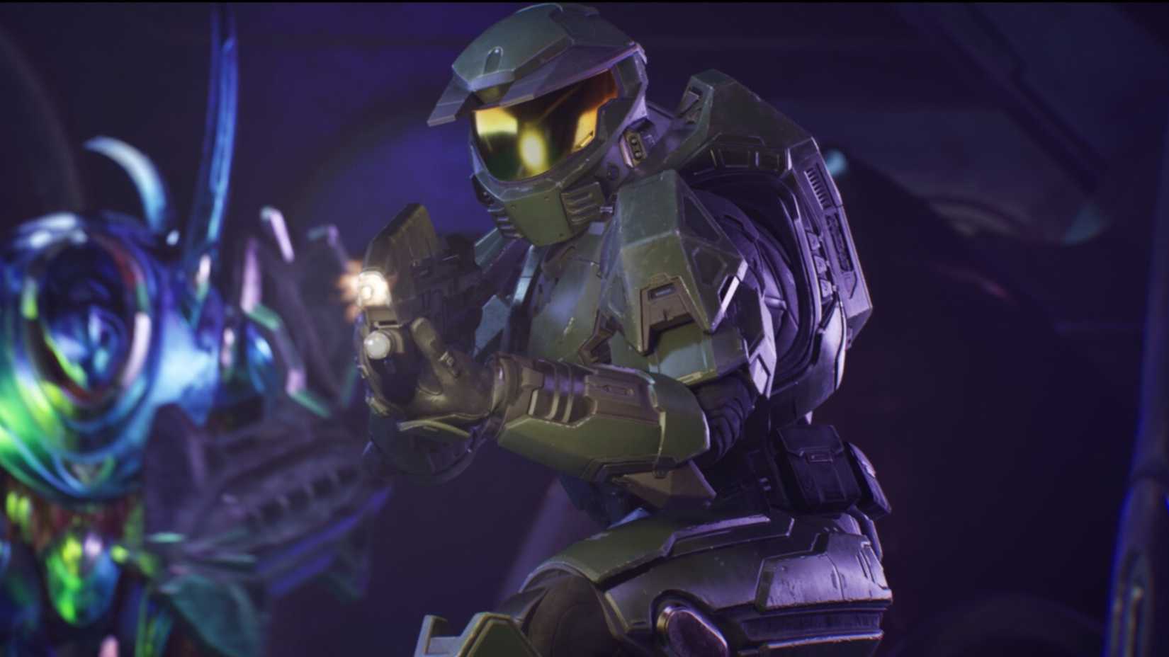 چند سطح در Halo: Campaign Evolved وجود دارد؟ 8 Master Chief با استفاده از تفنگ در Halo Campaign Evolved.