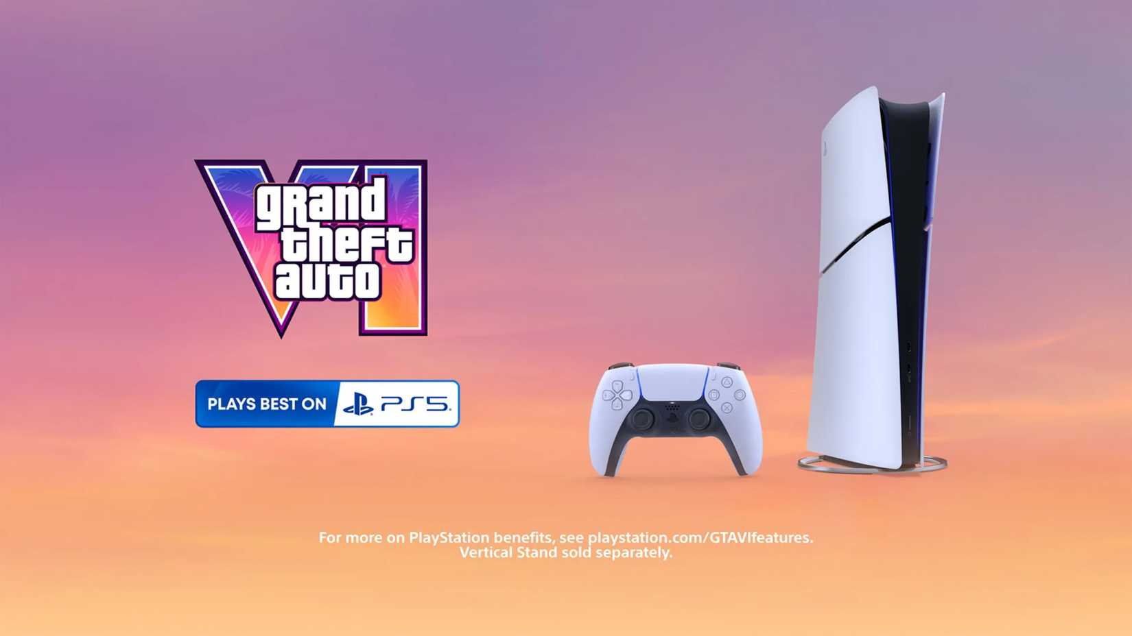 PS5 plays great in gta 6 ad.