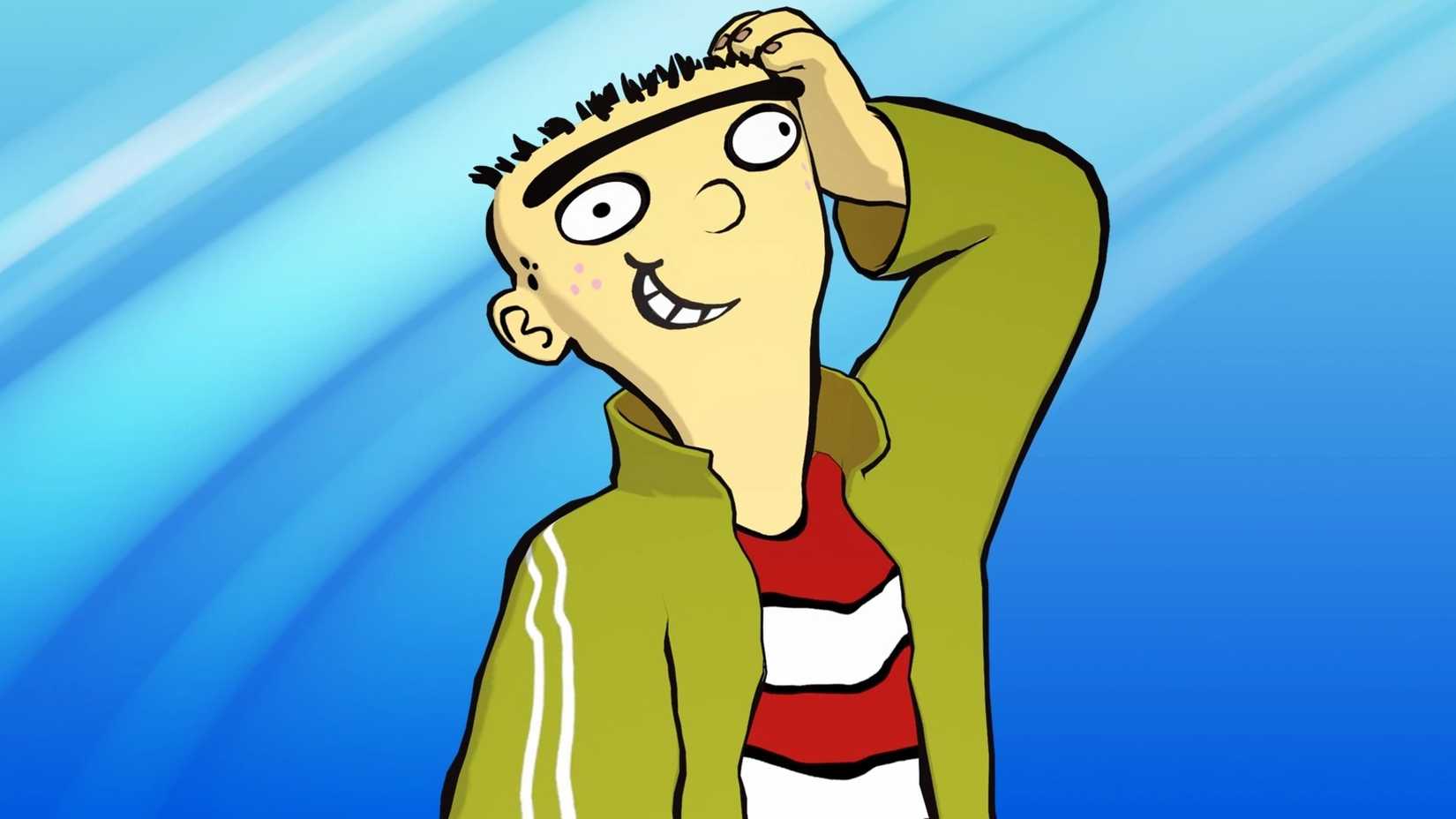 Promotional image for Ed Ed and Eddie Fortnite collab.